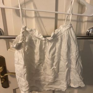 Garage Open back White Tank